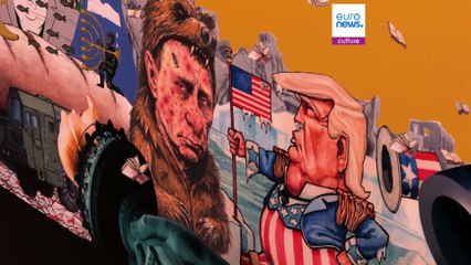 Putin e Trump são as grandes estrelas do World Press Cartoon 2025