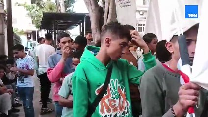 مشاركه كبيرة من شباب الأحزاب في الإدلاء بأصواتهم الانتخابي بمدرسة محمود سامي البارودي بمنطقه جليم شر