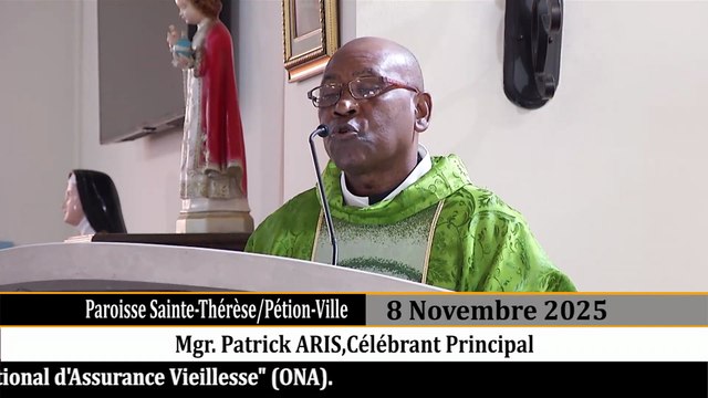 Yon mès aksyon de gras chante nan pawas Sainte -Thérèse nan okazyon 60èm anivèsè ONA.
