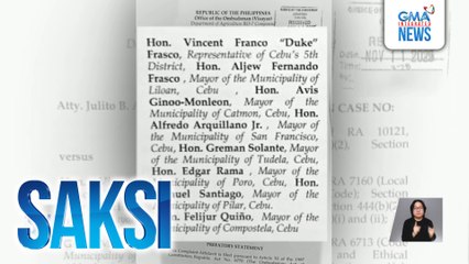 Isang kongresista at pitong mayor sa Cebu, sinampahan ng kaso sa Ombudsman sa Visayas dahil nag-abroad noong parating ang Bagyong Tino | Saksi