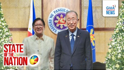 Kahalagahan ng pakikipagtulungan sa gitna ng mga krisis, binigyang-diin ni ex-UN Sec. Gen Ban Ki Moon | SONA