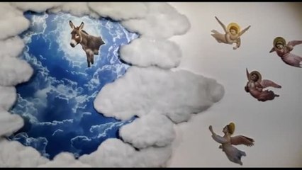 A Roma la mostra "Preghiera per andare in Paradiso con gli asinelli"