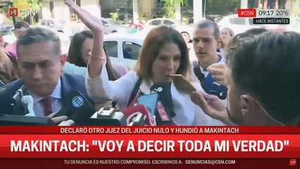 Makintach llegó al jury y atacó a sus colegas Severino y Di Tomasso