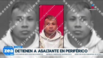 Elementos de la SSC detienen a presunto asaltante en Periférico