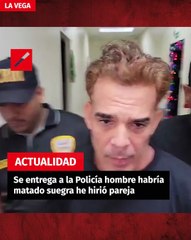 Se entrega a la Policía hombre habría matado suegra he hirió pareja