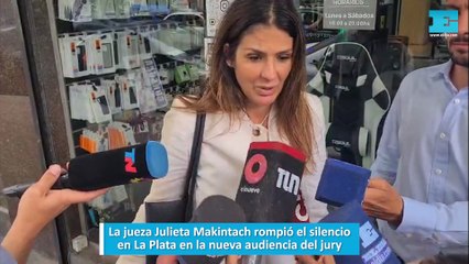 La jueza Julieta Makintach rompió el silencio en La Plata en la nueva audiencia del jury