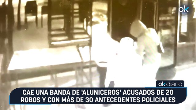 Cae una banda de 'aluniceros' acusados de 20 robos y con más de 30 antecedentes policiales
