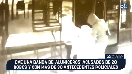 Cae una banda de 'aluniceros' acusados de 20 robos y con más de 30 antecedentes policiales