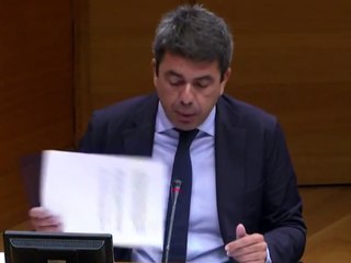 Mazón: "Yo he reconocido mi errores, dado explicaciones y asumido con mi dimisión las responsabilidades políticas que me han exigido quienes ninguna responsabilidad han asumido".