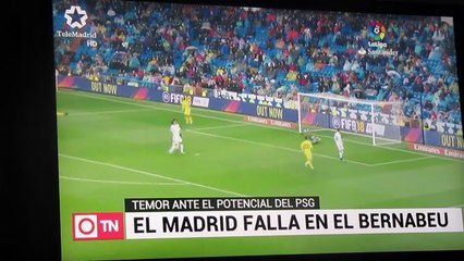 Deportes Telemadrid El Madrid falla en el Bernabéu, temor ante la visita del PSG