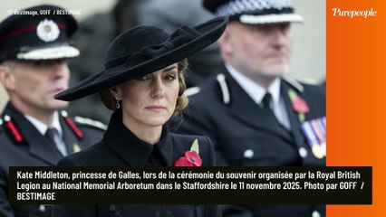 Kate Middleton fait sensation en solo, entre élégance militaire et clin d'oeil spécial à un de ses enfants
