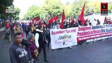 Protestas en Reforma colapsan la vialidad en la Ciudad de México