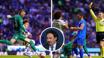 Hugo Sánchez asegura que Coco Carrasquilla debió ser expulsado tras entrada hacia Kevin Mier en Cruz Azul vs Pumas