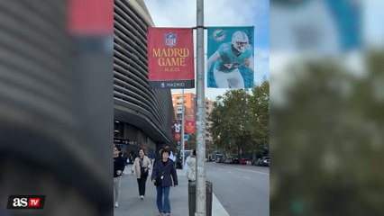 Santiago Bernabéu Transformed for Dolphins vs. Commanders – Spectacular Setup!