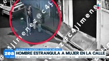 Hombre estrangula a mujer en calles de Gustavo A. Madero