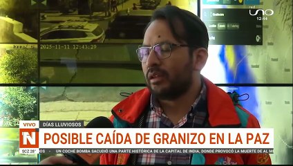 POSIBLE CAÍDA DE GRANIZO EN LA PAZ