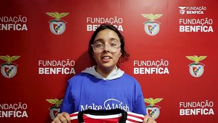 Fundação Benfica realiza sonho de Margarida no Estádio da Luz
