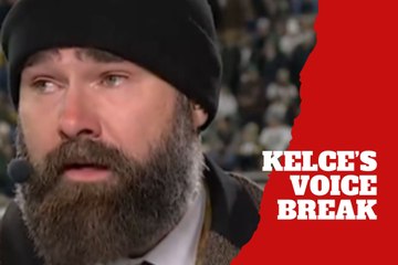 Jason Kelce’s voice breaks during emotional Veterans Day tribute