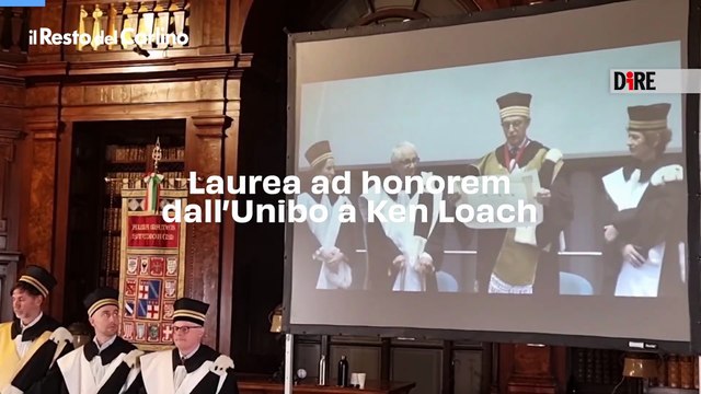 Laurea ad honorem dall'Unibo a Ken Loach. Il video