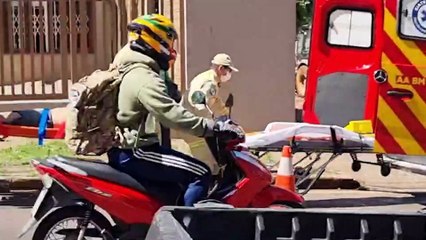 Muro cai em trabalhador no Centro de Cascavel