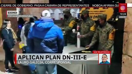 Activan Plan DN-III-E en Edomex ante los efectos del frente frío número 13