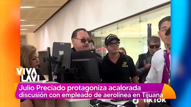 Julio Preciado protagoniza acalorada dicusión en aeropuerto