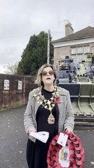 Monmouth Castle hosts Armistice Day service to honour the fallen