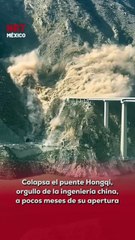 🌉 El puente, de 758 metros de longitud y ubicado en el suroeste del país, colapsó apenas meses después de su inauguración. Autoridades ya investigan las causas del siniestro.