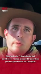 ⚠️ El #diputado del Movimiento del Sombrero aclaró que más de 10 elementos estarán asignados de forma temporal y que también participarán en recorridos de seguridad en la región.