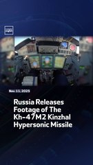 Russia Releases Footage of The Kh-47M2 Kinzhal Hypersonic Missile