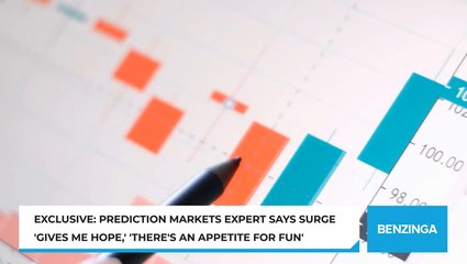 EXCLUSIVE: Prediction Markets Expert Says Surge 'Gives Me Hope,' 'There's An Appetite For Fun'