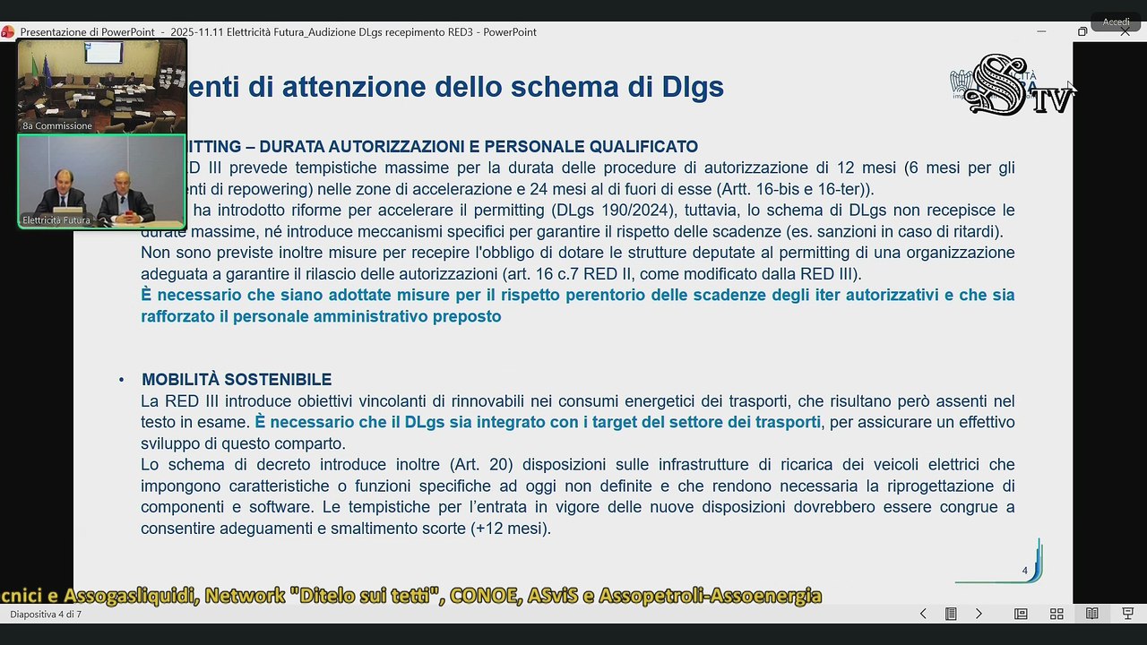 Roma - ​​Promozione dell'energia da fonti rinnovabili (11.11.25)