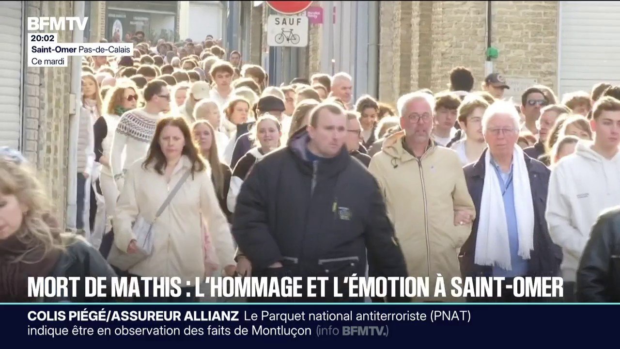 Mort de Mathis: l'hommage et l'émotion à Saint-Omer dans le Pas-de-Calais