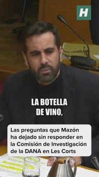 Las preguntas que Mazón se ha dejado sin responder en la Comisión de Investigación de la DANA en Les Corts