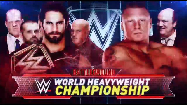 Raw-Jul 6, 2015 great match Brock Lesnar destroys Seth Rollins and his gang's car مباراة رائعة بروك ليسنر يحطم سيارة سيث رولينز وعصابته