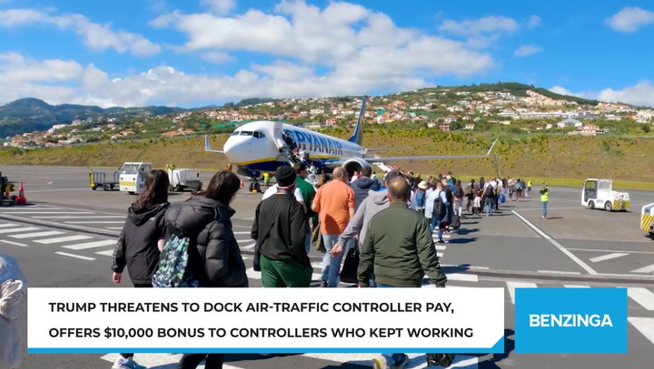 Trump Threatens To Dock Air-Traffic Controller Pay, Offers $10,000 Bonus To Controllers Who Kept Working