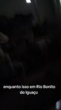 Petrol Pump Roof Gets Lifted Off by Powerful Winds in Brazil