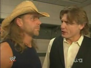Shawn Michaels & King Regal Backstage 19/5/08