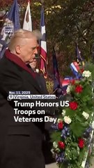 Trump Honors US Troops on Veterans Day