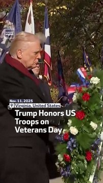 Trump Honors US Troops on Veterans Day