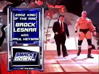 SmackDown Aug  8, 2002 Dangerous match Brock Lesnar vs  Hulk Hogan مباراة خطيرة بروك ليسنر ضد هولك هوجن