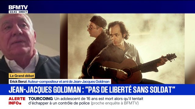 Lettre de Jean-Jacques Goldman: C'est quelqu'un qui a toujours eu la fibre de s'occuper des causes oubliées du grand public , raconte Erick Benzi, ami du chanteur