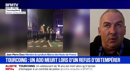 Jeune mort à Tourcoing après un refus d'obtempérer: "Une enquête va débuter", déclare Jean-Pierre Cloez, membre du syndicat Alliance des Hauts-de-France