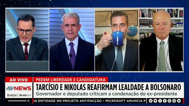Tarcísio e Nikolas reafirmam lealdade a Jair Bolsonaro e pedem liberdade; Bancada avalia