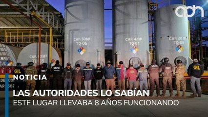Este centro de venta ilegal de hidrocarburos llevaba 8 años funcionando