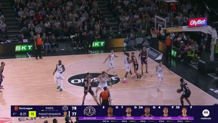 Le résumé de Paris Basketball - Panathinaïkos - Basket - Euroligue (H)