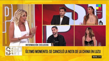 La China Suárez no participará en Luzu TV 🚫