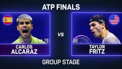 Alcaraz battles back to beat Fritz in Finals classic