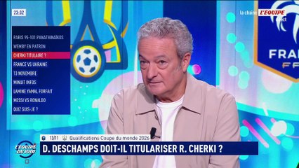 Deschamps doit-il titulariser Cherki contre l'Ukraine ? - L'Équipe du Soir - extrait