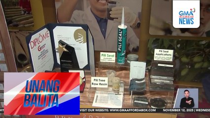 Pandikit na gawa sa dagta, A.I. learning platform, at palay seeder na gawa ng Pinoy innovators, wagi sa 2025 Presidential Filipinnovation Awards | Unang Balita